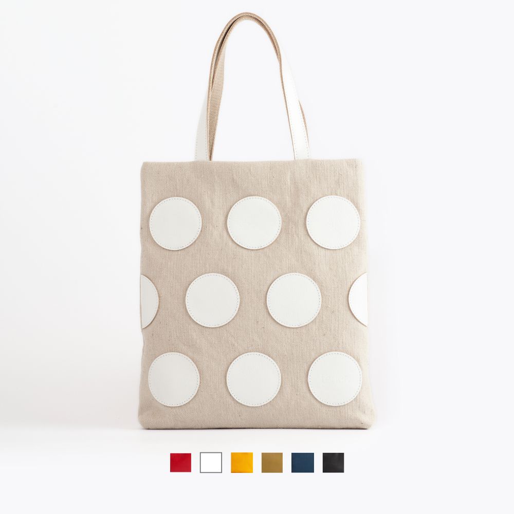 tener.革×帆布トート